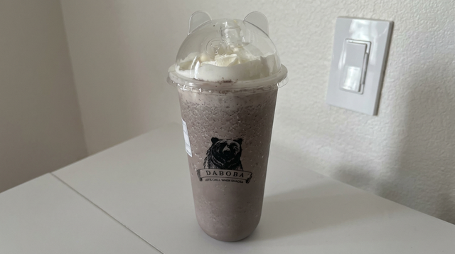 Cookies and Cream Smoothie.