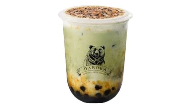 Roasted Brown Sugar Pearl Matcha.